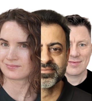 Jason Knight, Saeed Khan & Janna Bastow head shot
